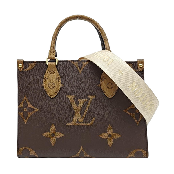 ONTHEGO PM Monogram Coated Canvas Brown