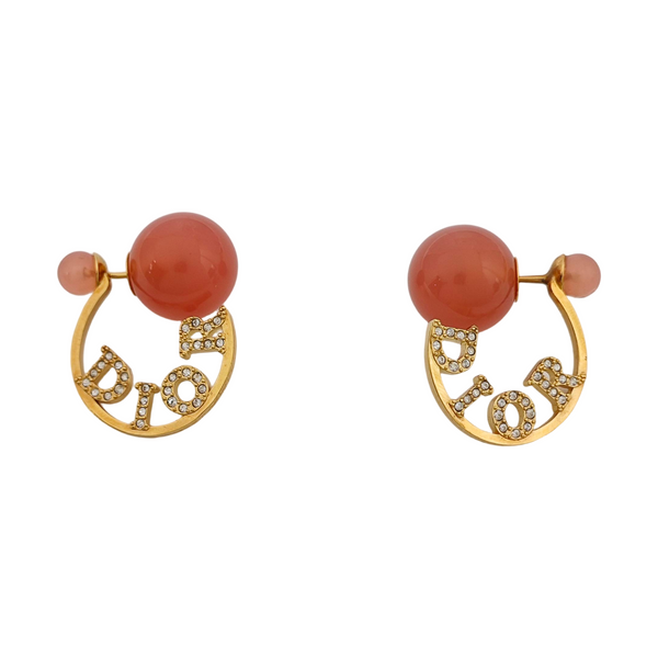Metal Gold Stud Earrings