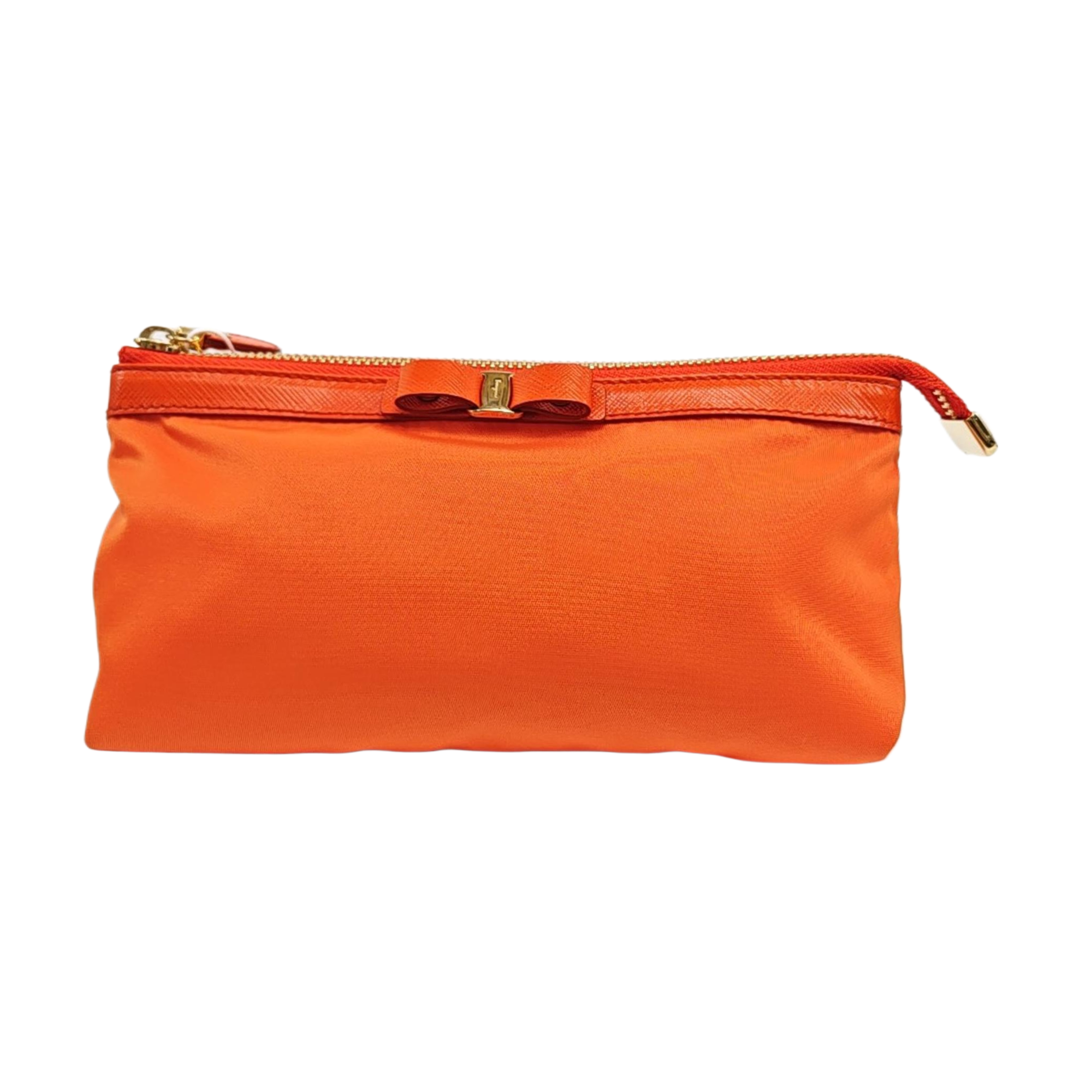 Nylon Clutch Orange