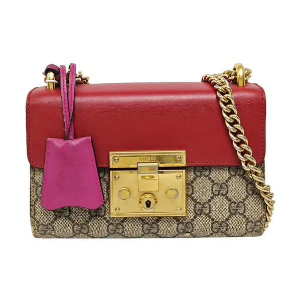 Padlock Small Monogram Coated Canvas Multicolor