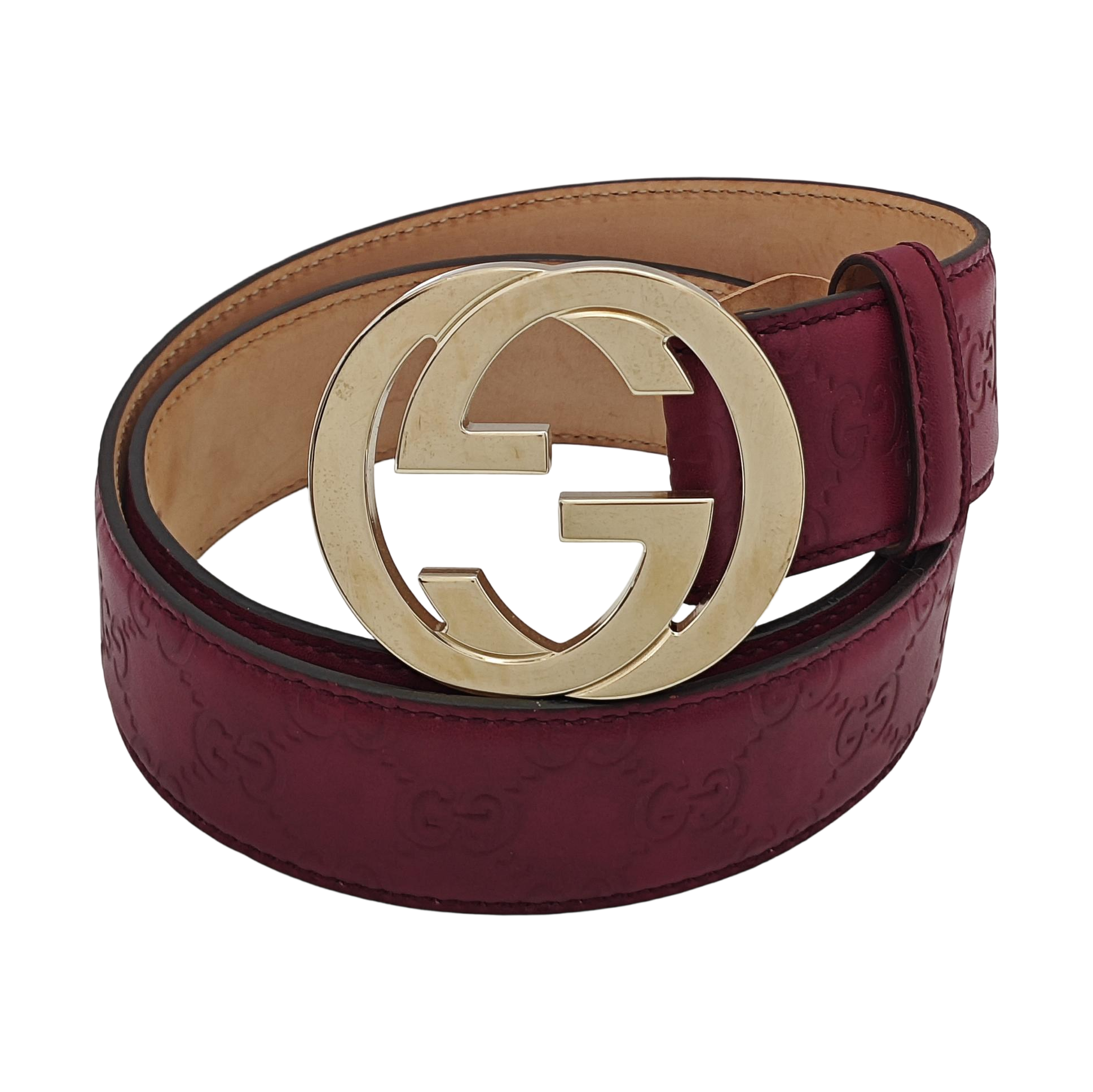 Leather Belt Purple