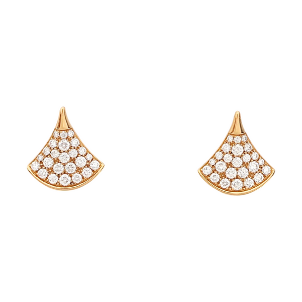 DIVAS' DREAM 18k Rose Gold Stud Earrings