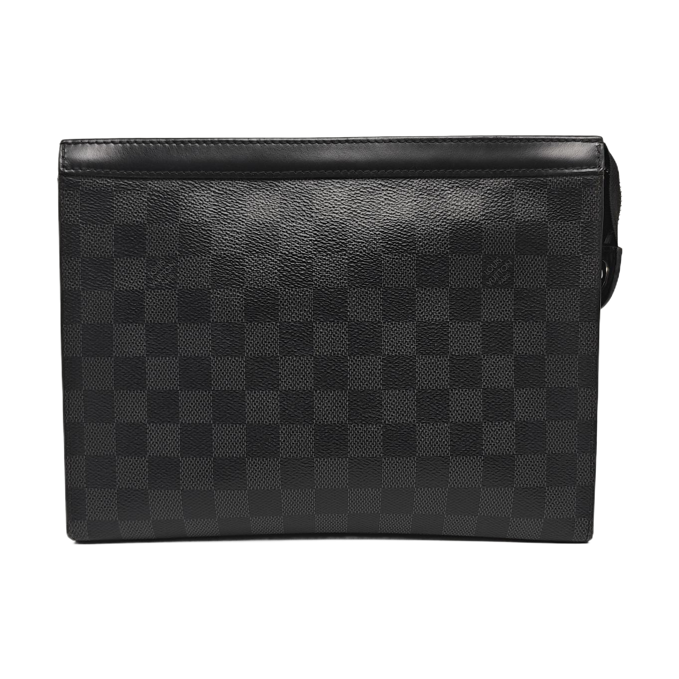 Pochette Voyag MM Damier Graphite Coated Canvas Gray