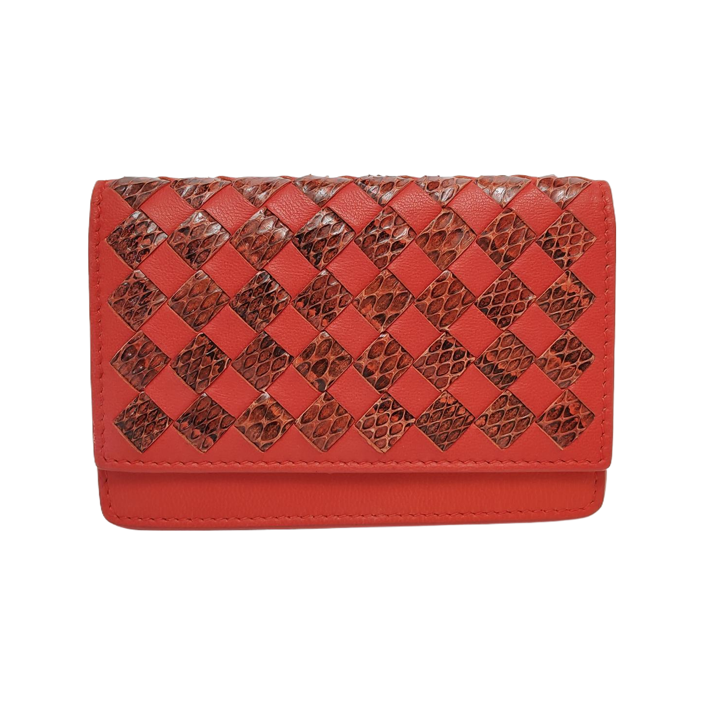 Leather Red Card Holder