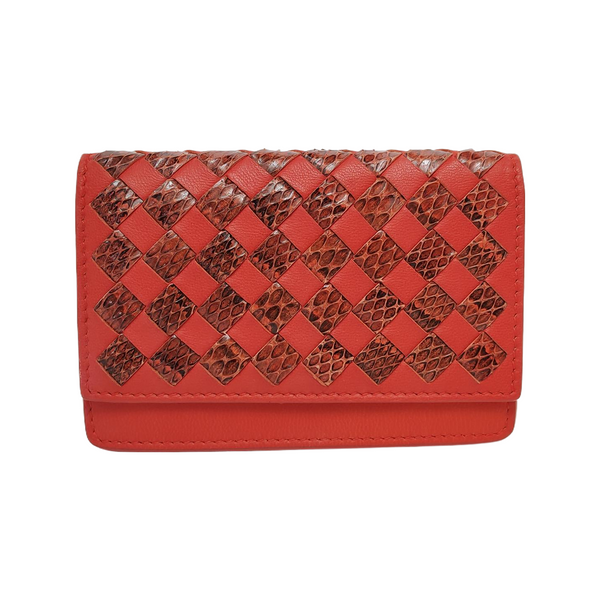 Leather Red Card Holder