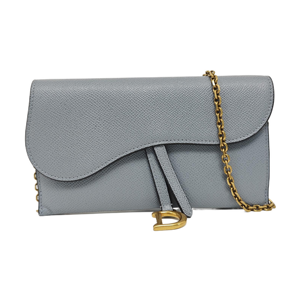 Saddle Mini Calfskin Blue