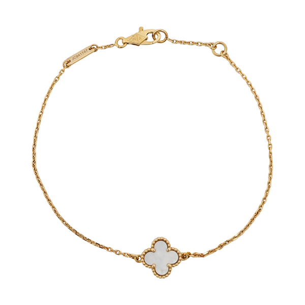 Sweet Alhambra 18k Gold Bracelet