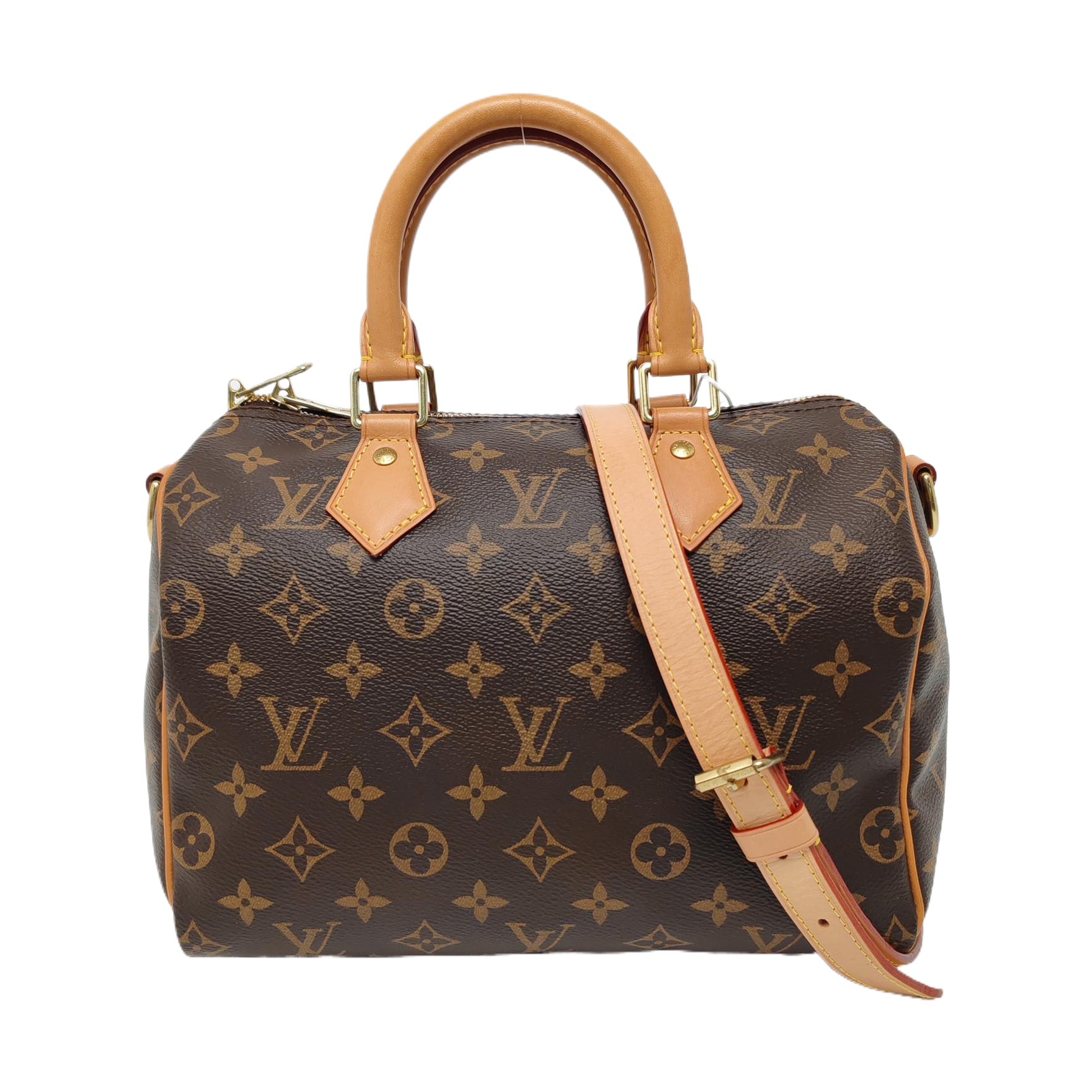 Speedy 25 Lona revestida Monogram marrón