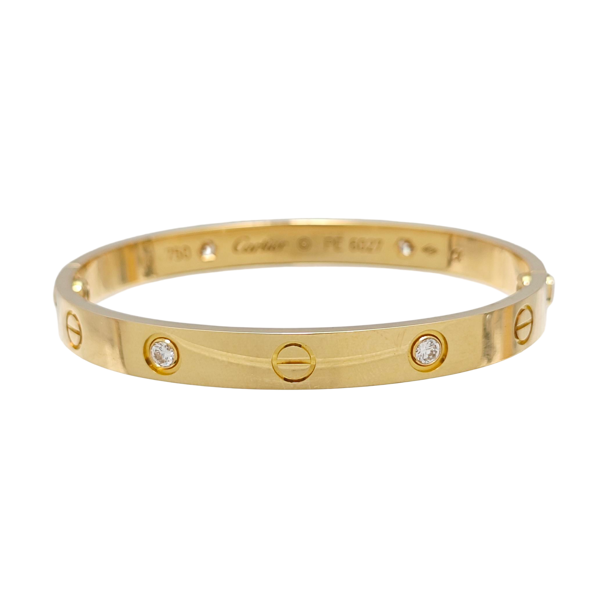 LOVE 18k Gold Bangle