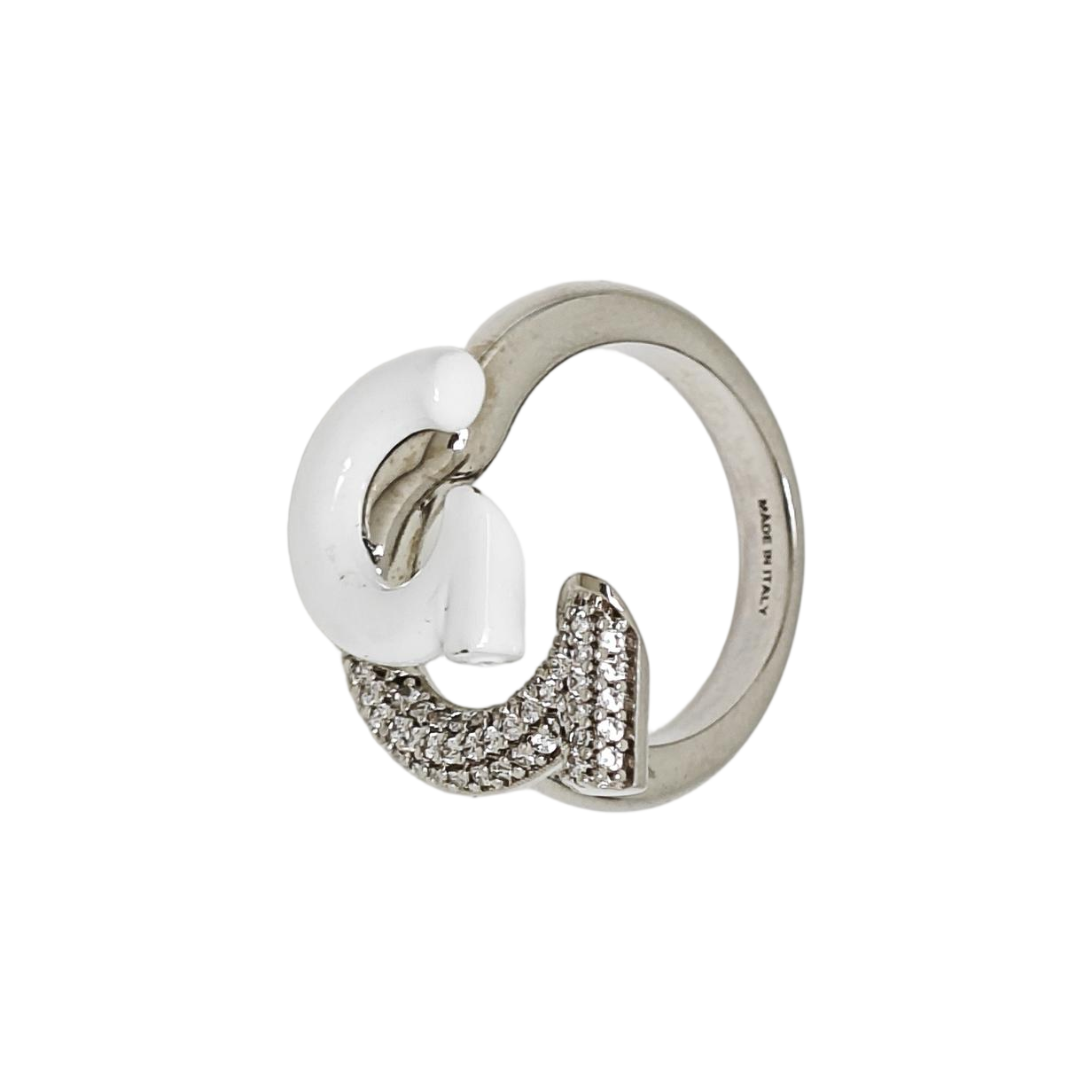 Metal Silver Ring EU 52