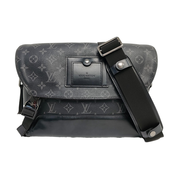 VOYAGER PM Monogram Coated Canvas Black