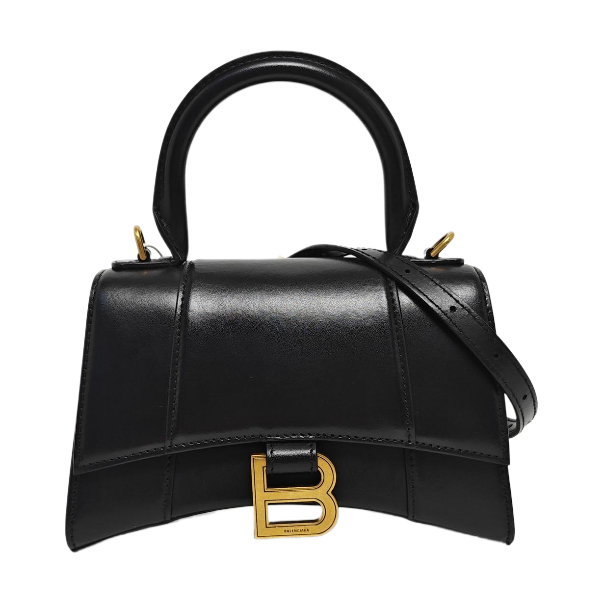 Hourglass XS Calfskin Black