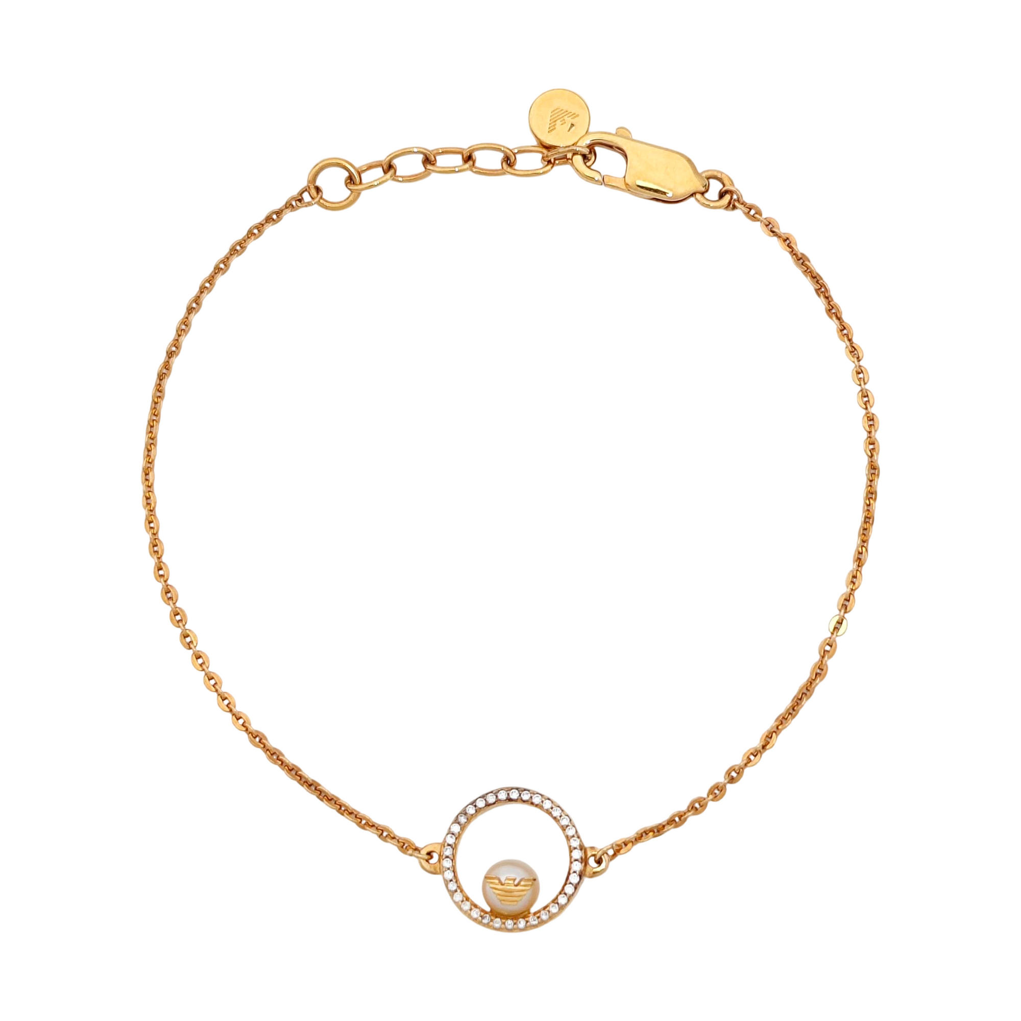 925 Sterling Silver Rose Gold Bracelet