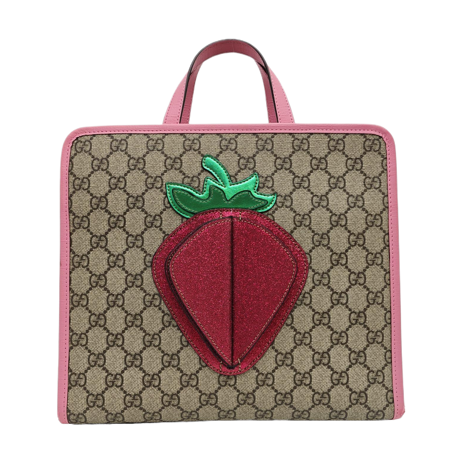 Children’s GG Bucket Monogram Coated Canvas Beige