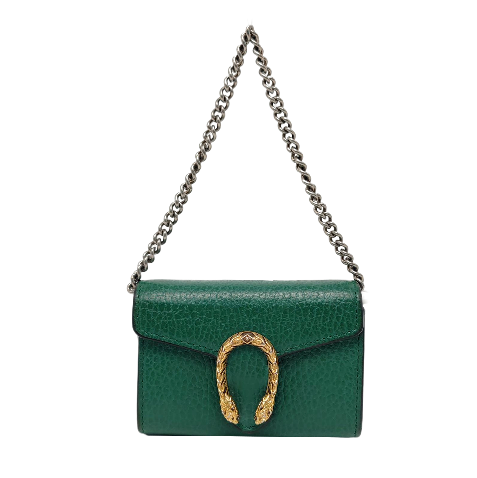 Authenticated pre-owned  Dionysus Calfskin Green - Top Handle Bag at Looply