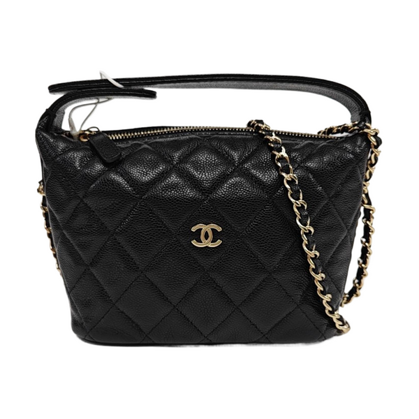 HOBO Quilted Grained Calfskin Black