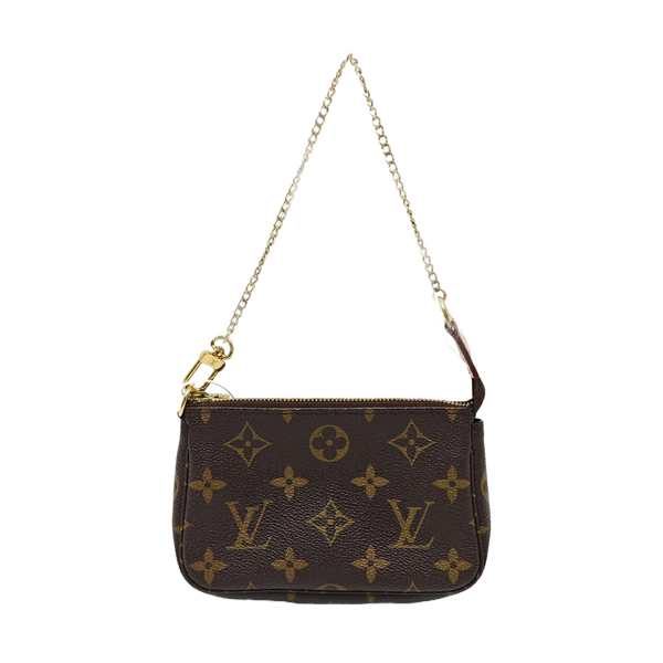 ACCESSOIRES Mini Monogram Coated Canvas Brown