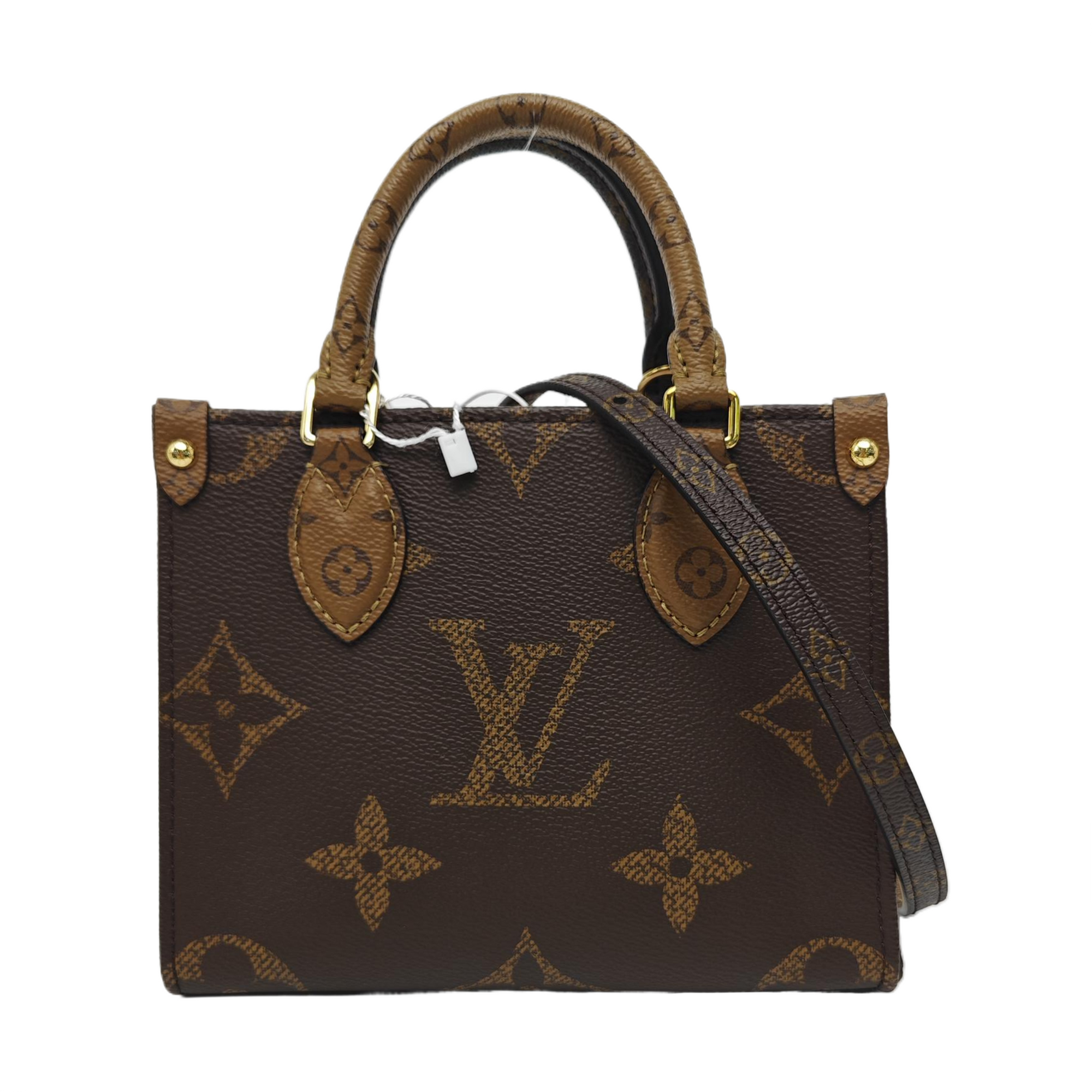 ONTHEGO BB Monogram Coated Canvas Brown