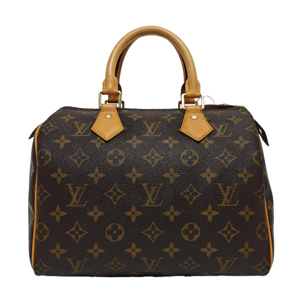 SPEEDY 25 Monogram Coated Canvas Brown