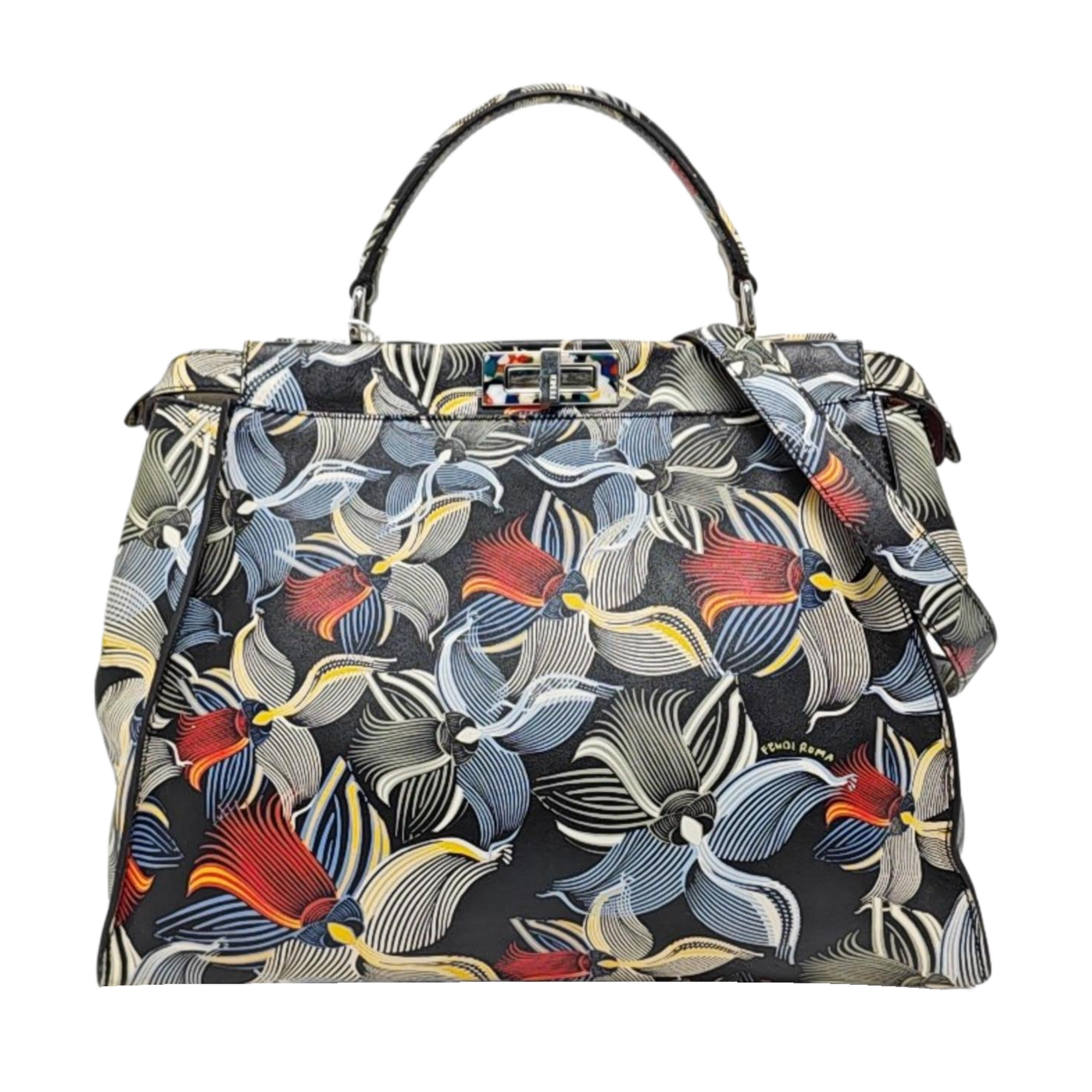 Authenticated pre-owned  Peekaboo Large Calfskin Multicolor - Tote Bag at Looply