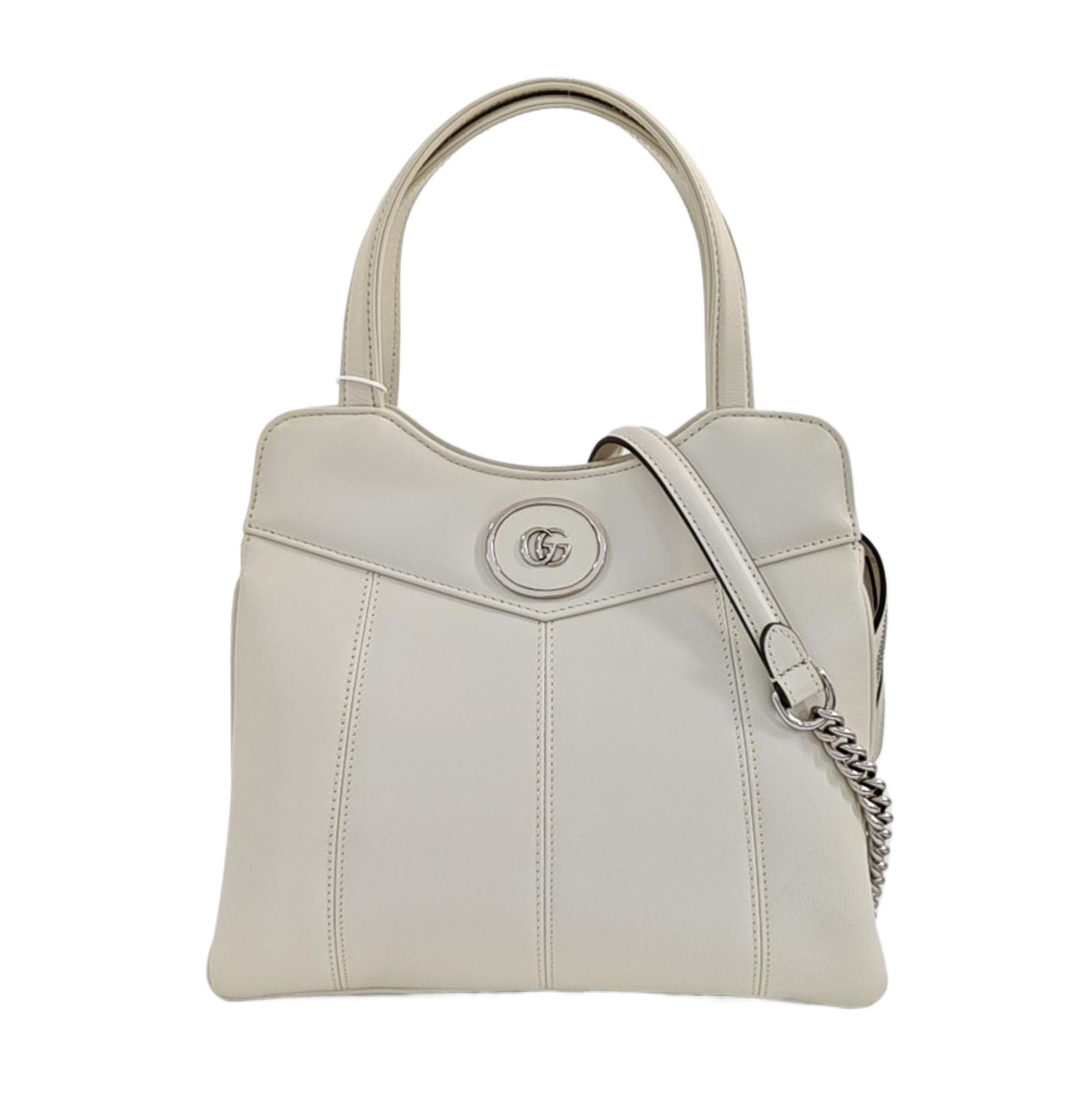 Calfskin Shoulder Bag White