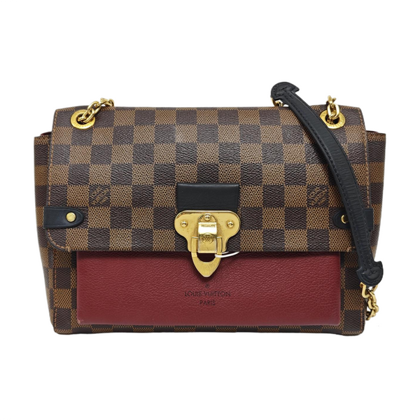 VAVIN PM Damier Ebene Coated Canvas Brown