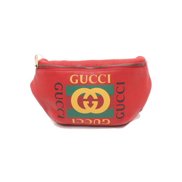 Print Large Calfskin Red