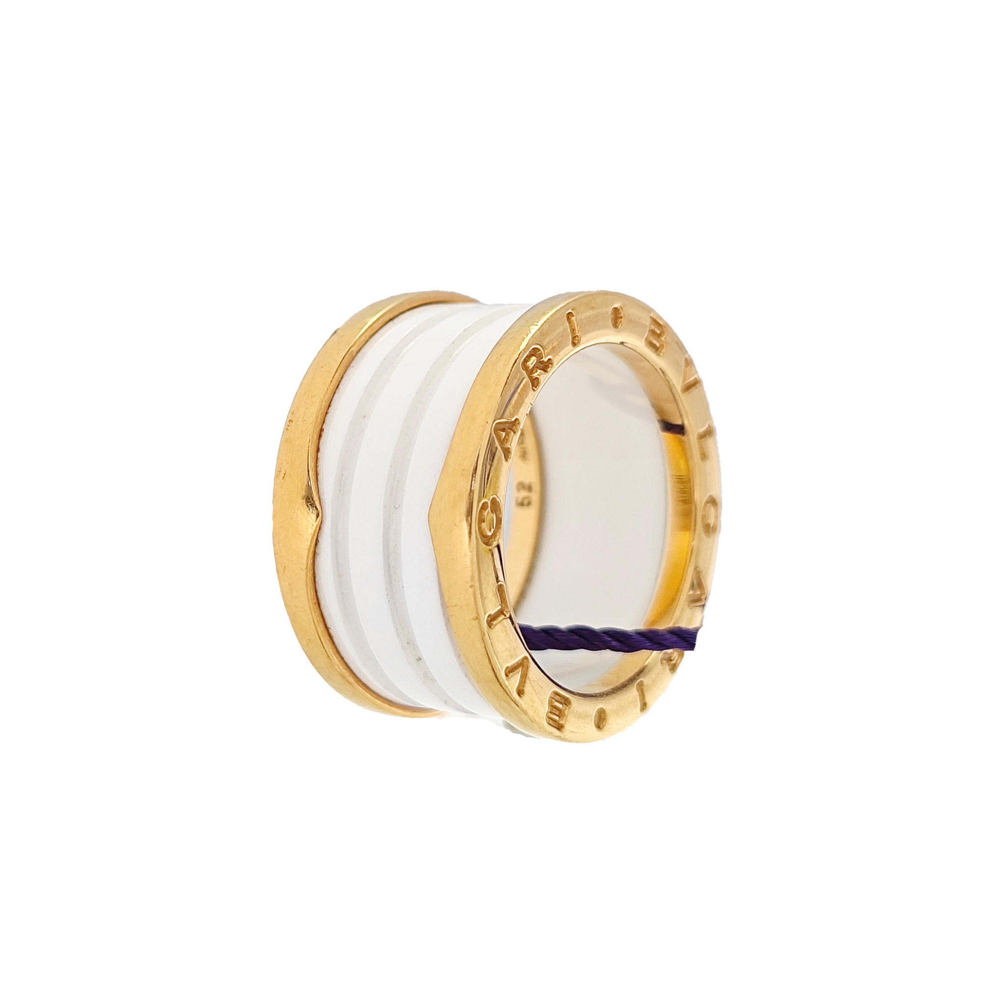 B.ZERO1 18k Rose Gold Ring EU 52