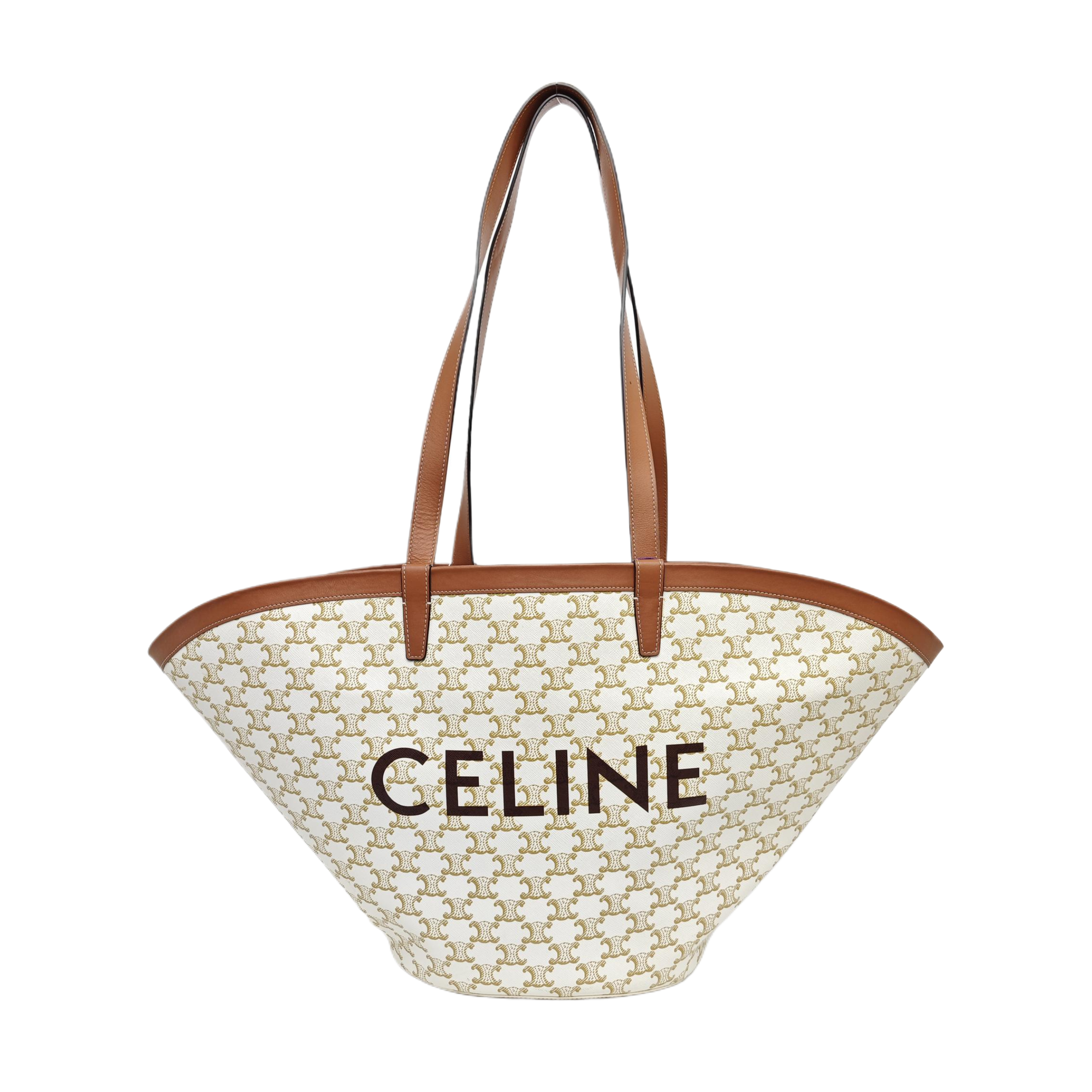 COUFFIN Large Coated Canvas White
