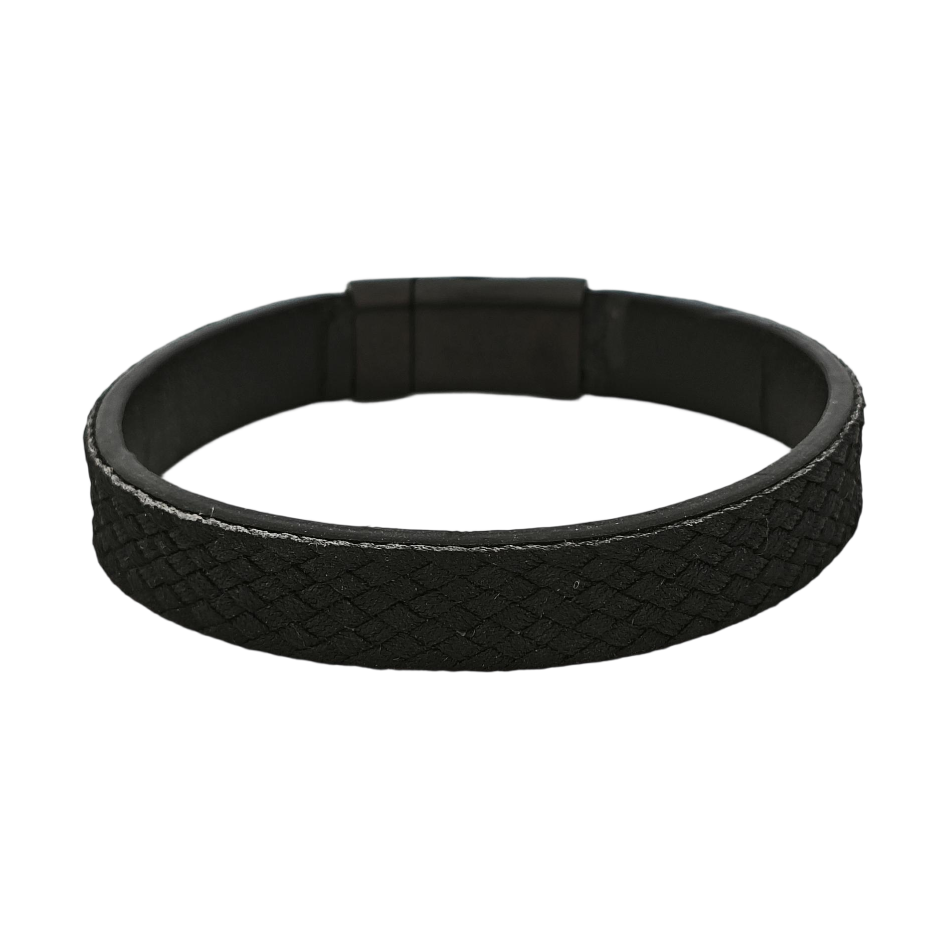Fabric Black Bangle