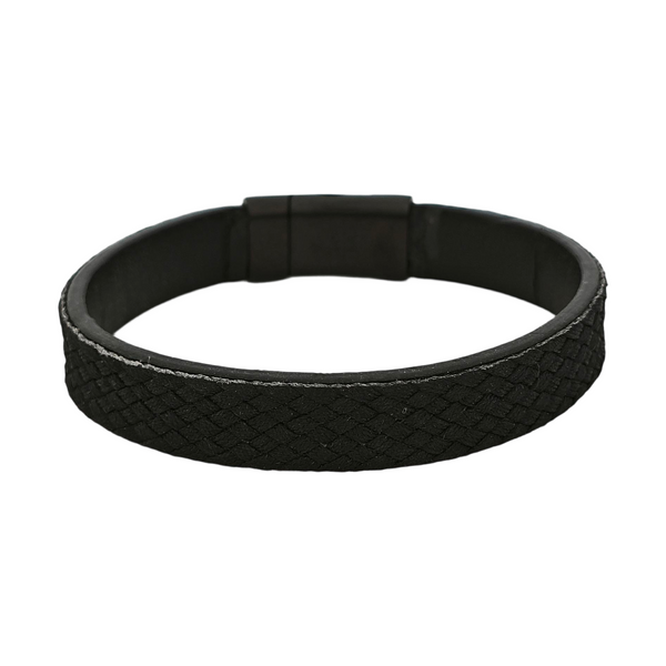 Fabric Black Bangle
