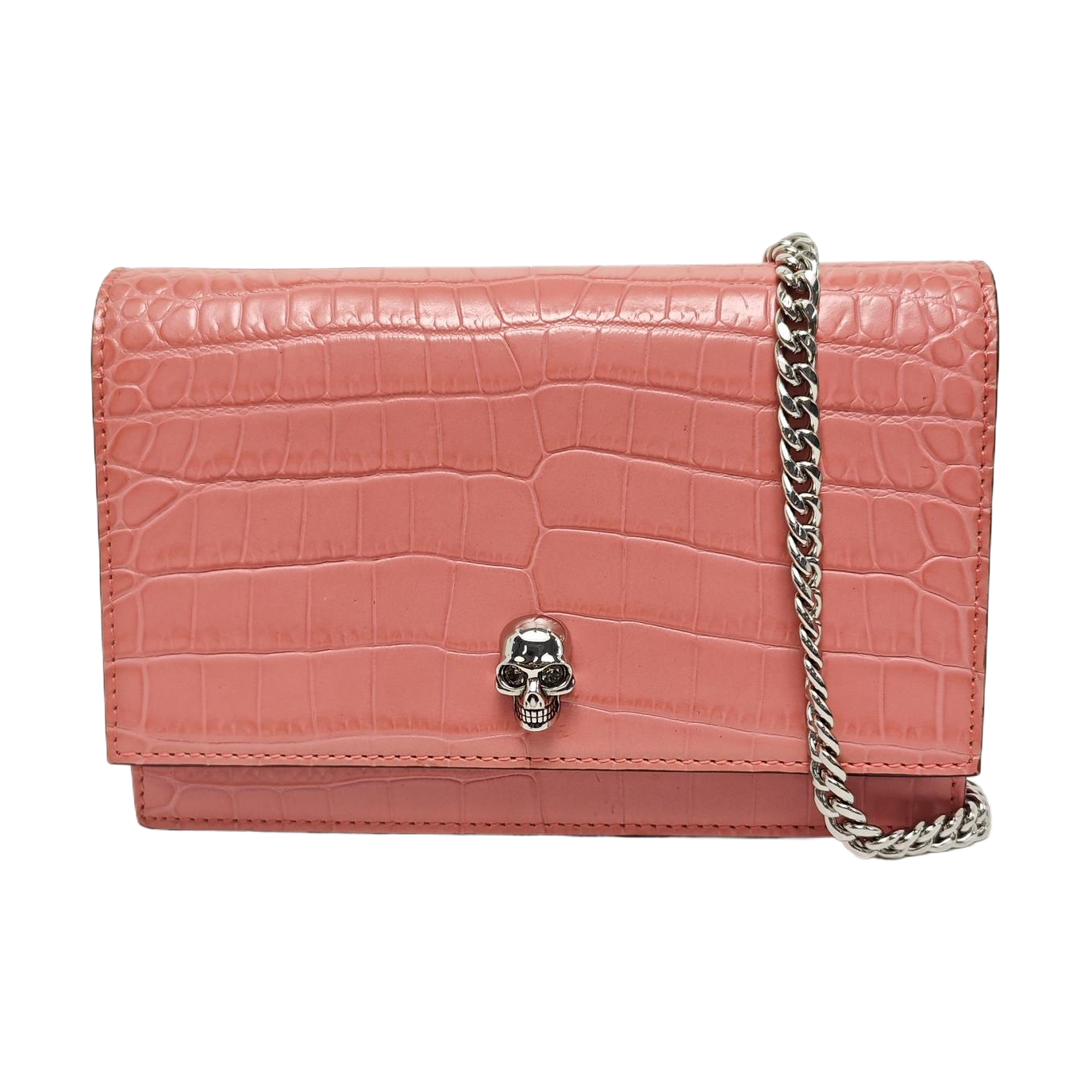 Calfskin Shoulder Bag Pink