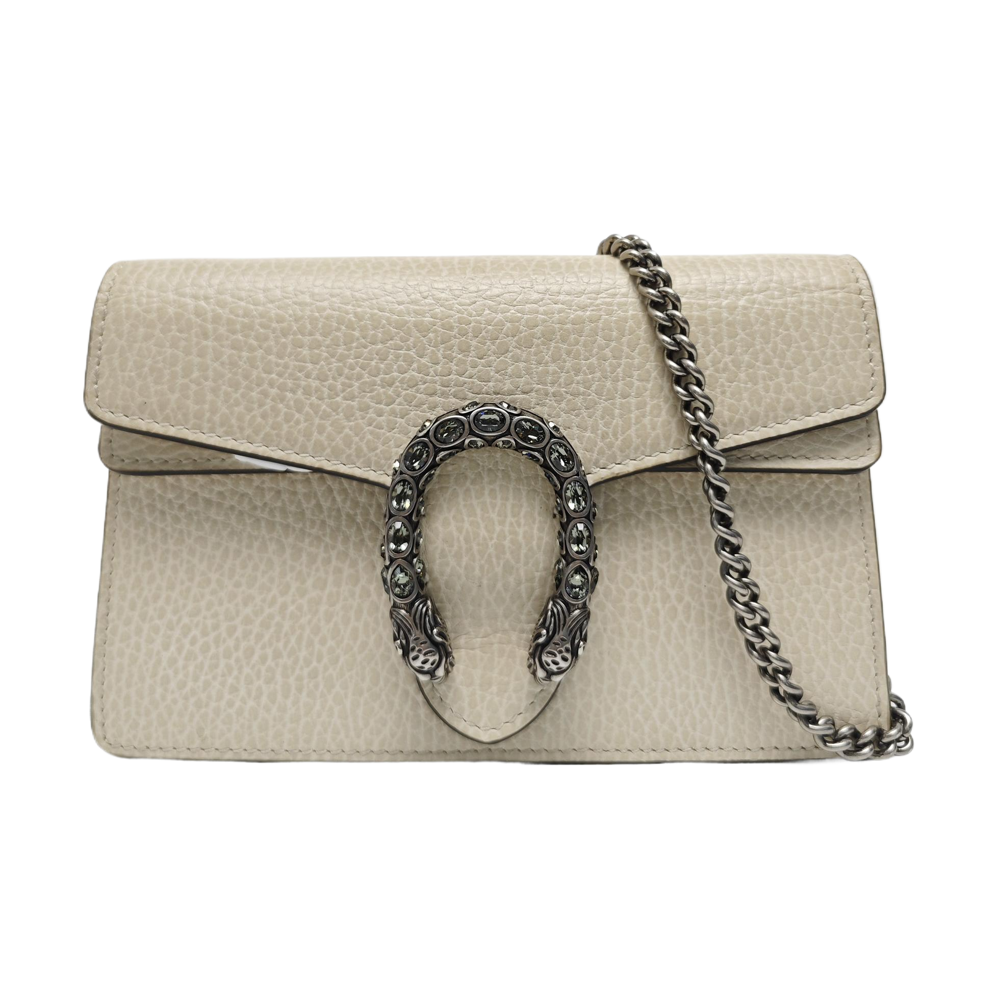 Dionysus Super Mini Calfskin Beige