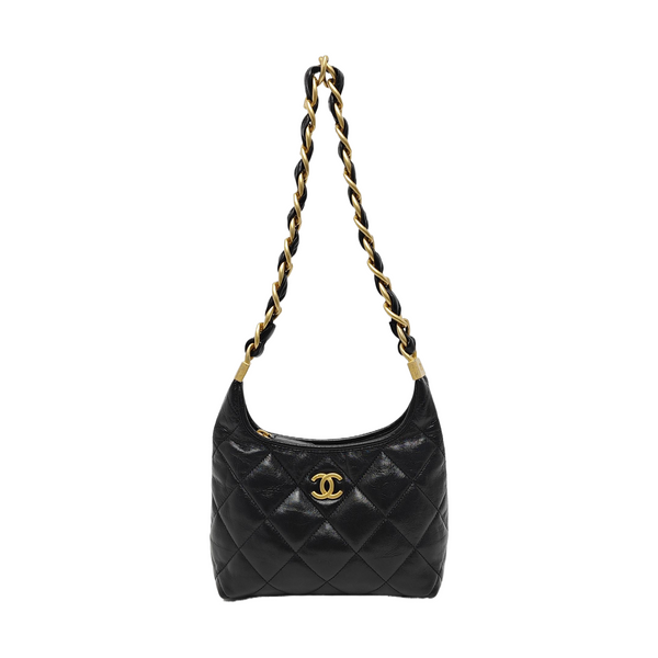 Quilted Lambskin Small Black
