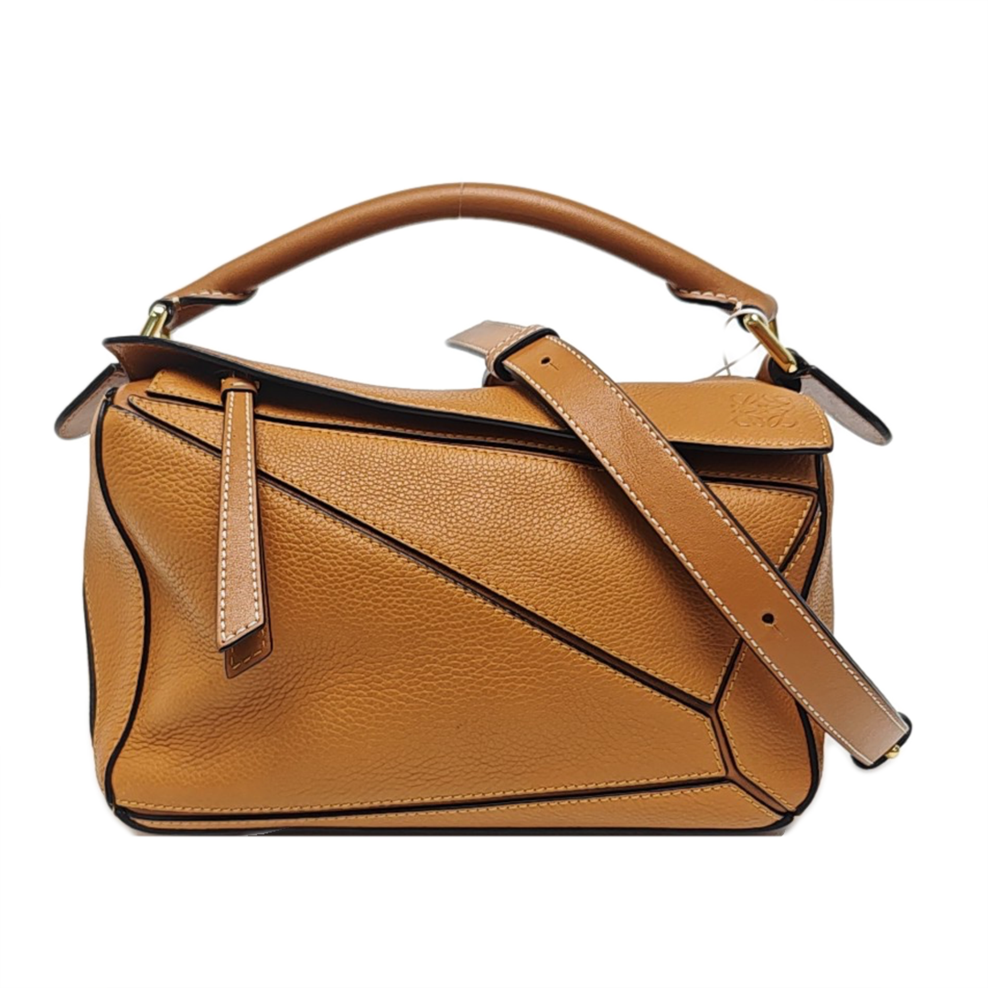 Puzzle Small Calfskin Brown