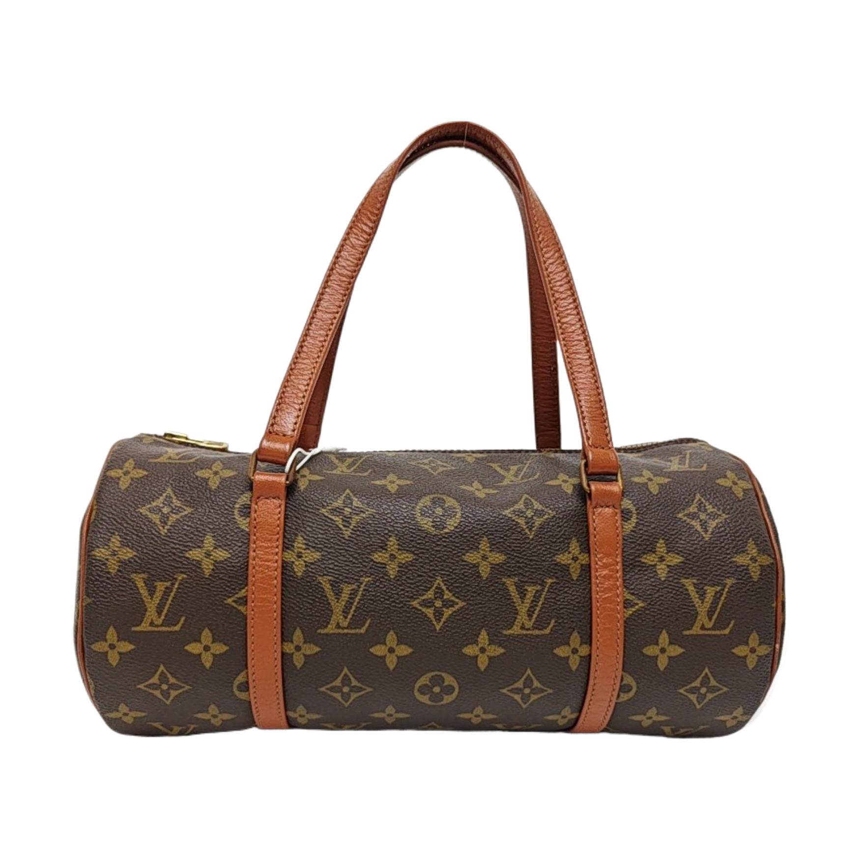 PAPILLON MM Monogram Coated Canvas Brown