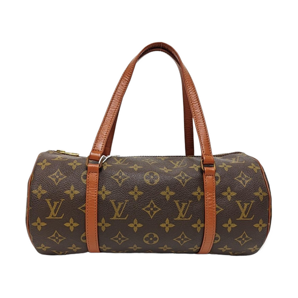PAPILLON MM Monogram Coated Canvas Brown