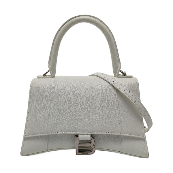 Hourglass S Calfskin White
