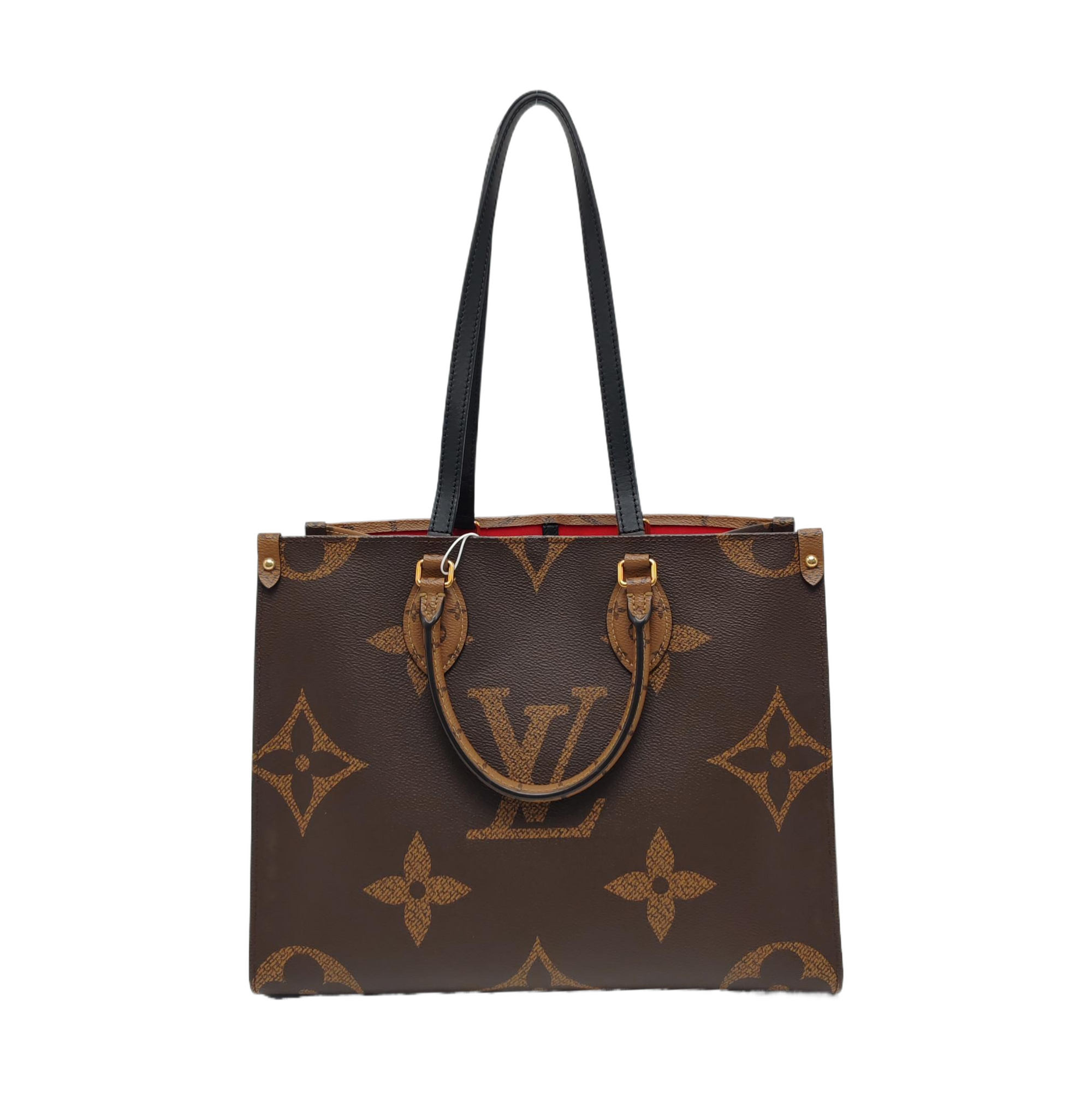 ONTHEGO MM Monogram Coated Canvas Brown