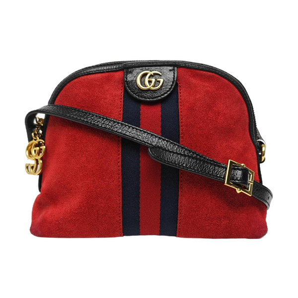 Ophidia Small Suede Red