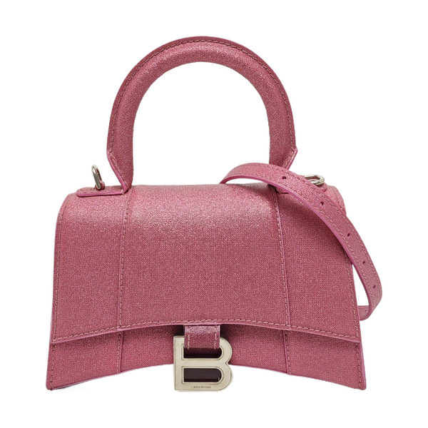 Authenticated pre-owned  Hourglass XS Quilted Calfskin Pink - Shoulder Bag at Looply