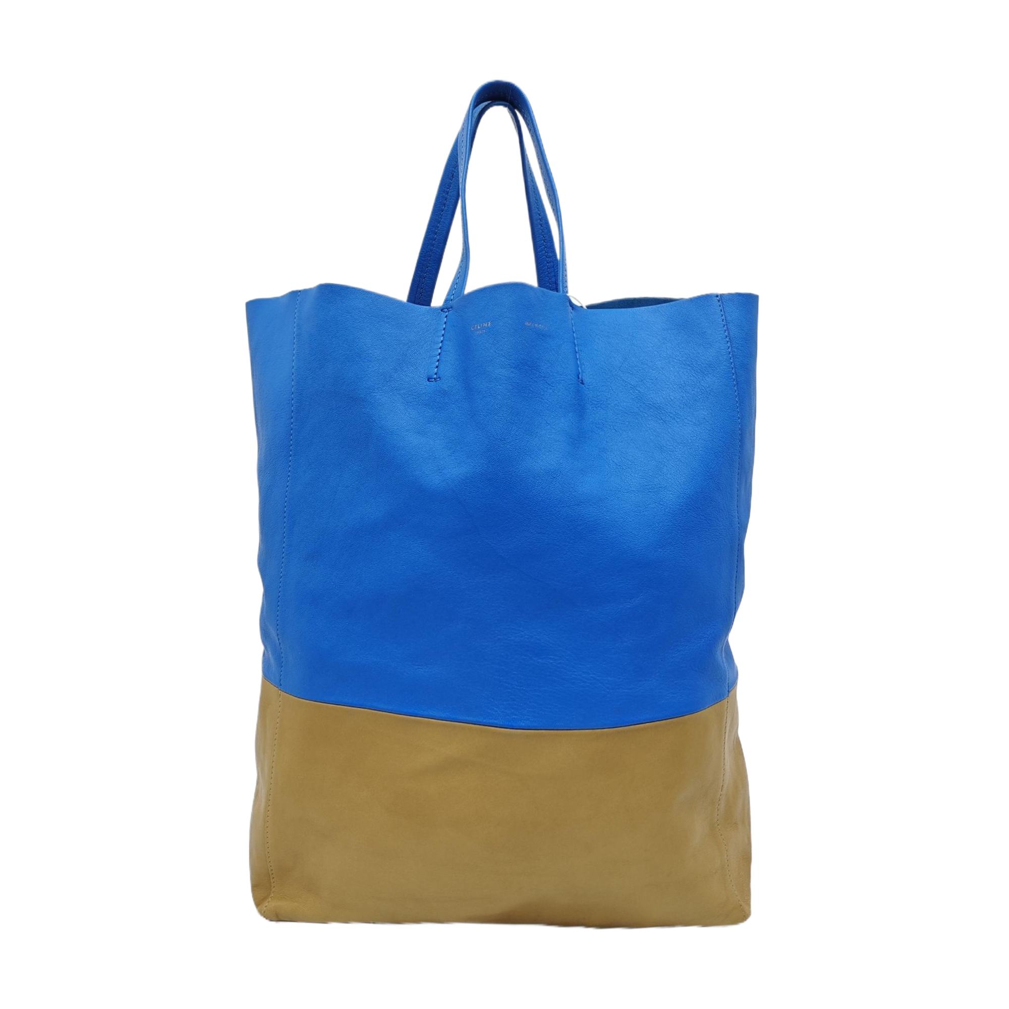 VERTICAL CABAS Medium Calfskin Blue