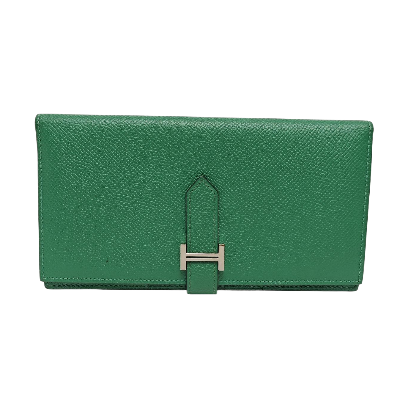Bearn Medium Epsom Green Wallet