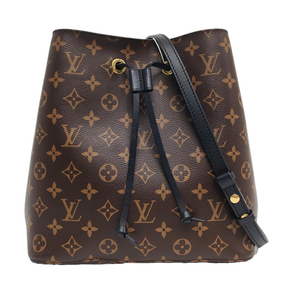 NÉONOÉ MM Monogram Coated Canvas Brown