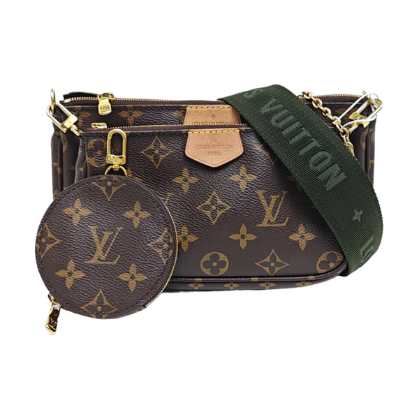 MULTI Monogram Coated Canvas Brown