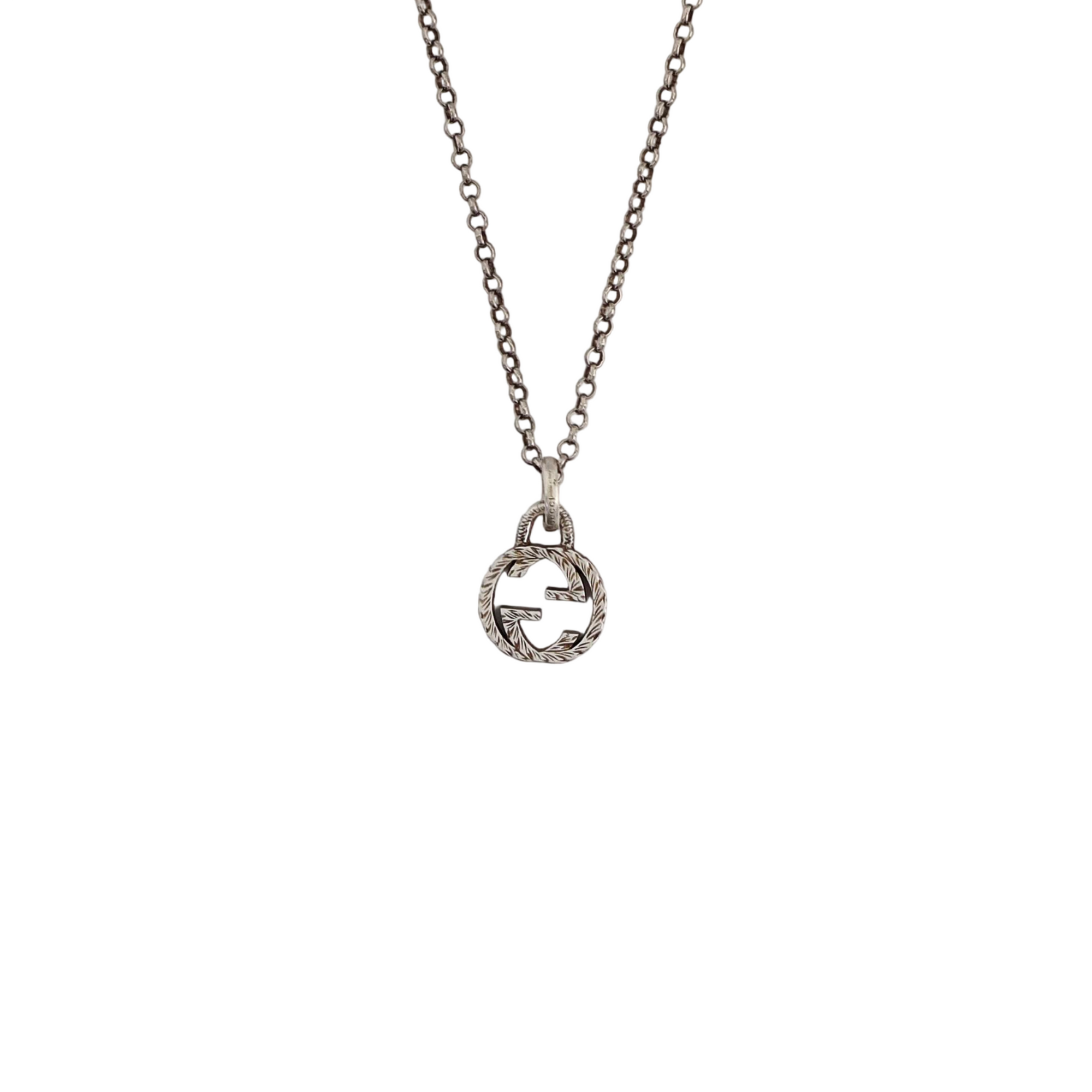 Interlocking G 925 Sterling Silver Necklace