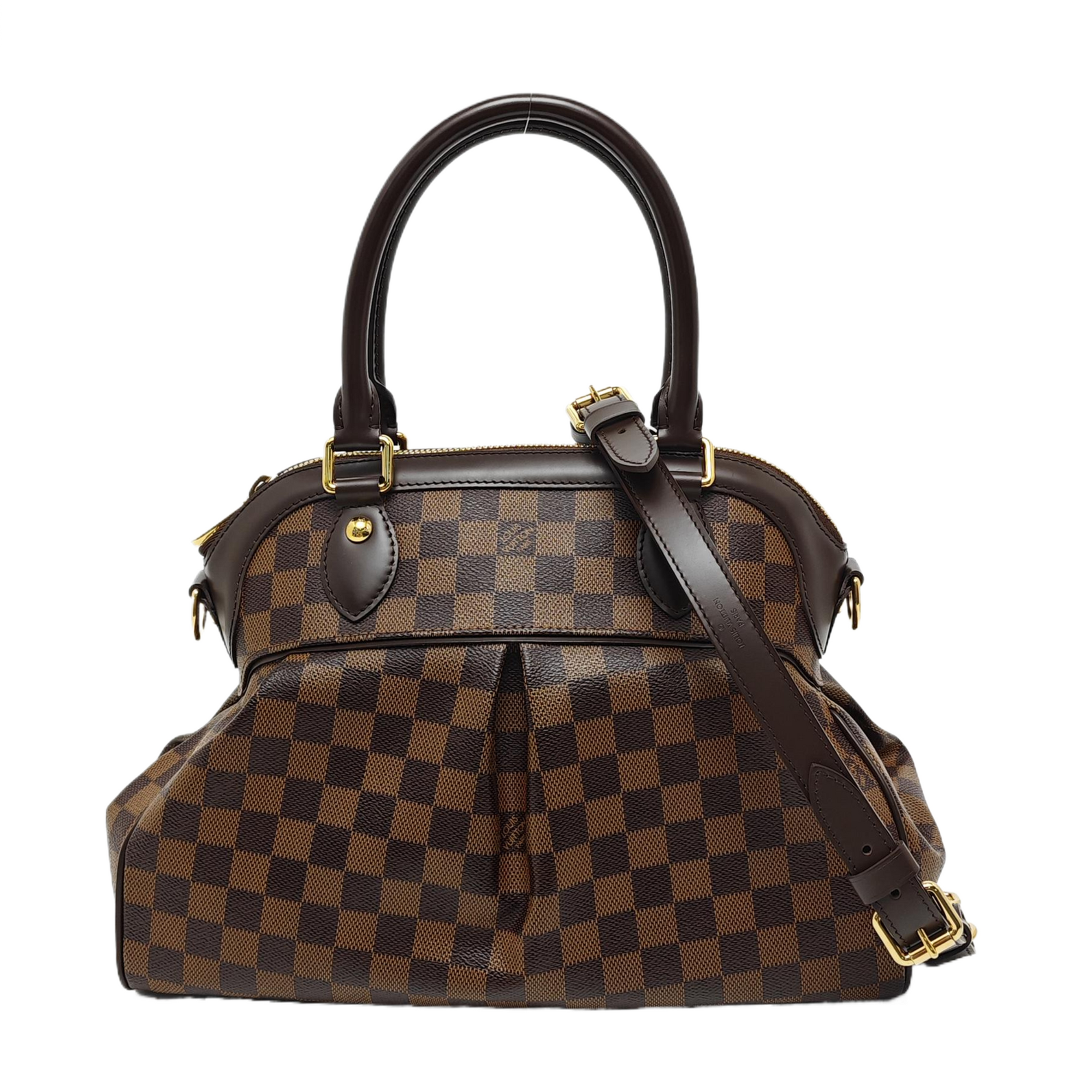 TREVI PM Damier Ebene Coated Canvas Brown