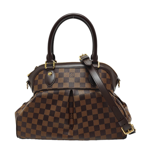 TREVI PM Damier Ebene Coated Canvas Brown