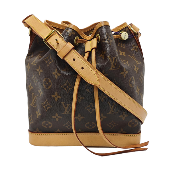 NOÉ BB Monogram Coated Canvas Brown