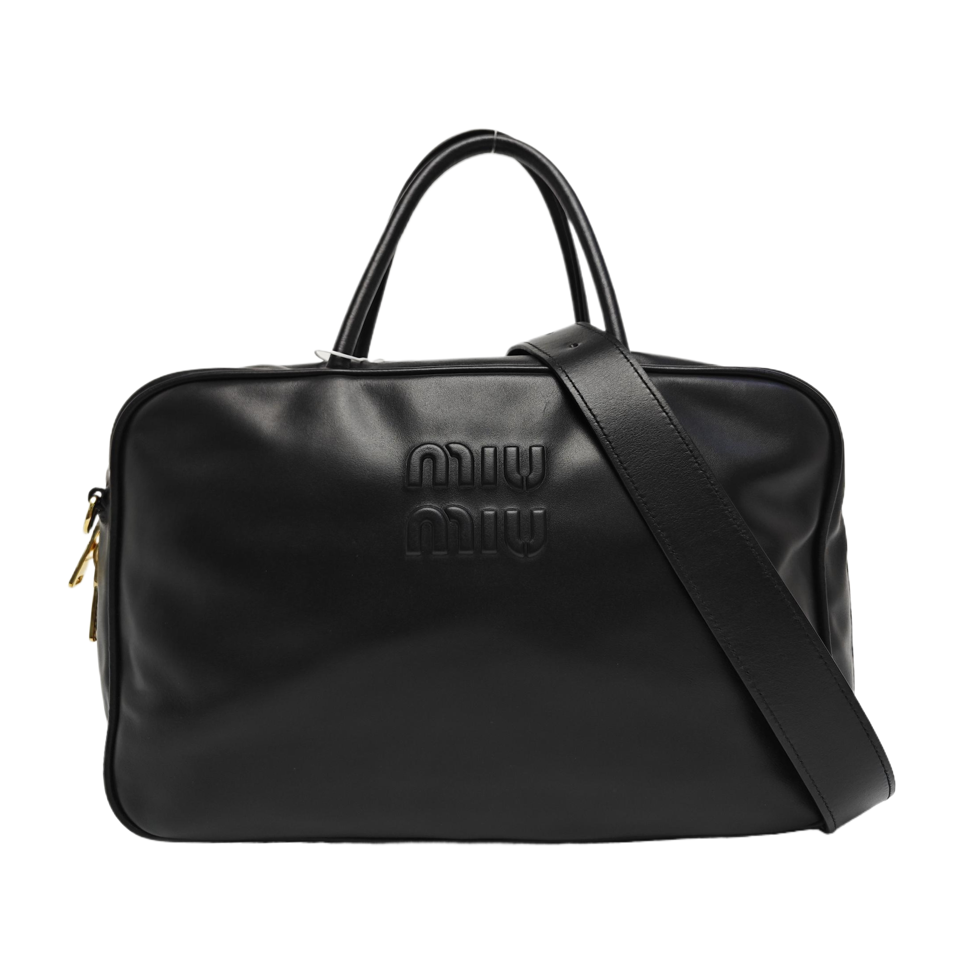 Beau Large Calfskin Black